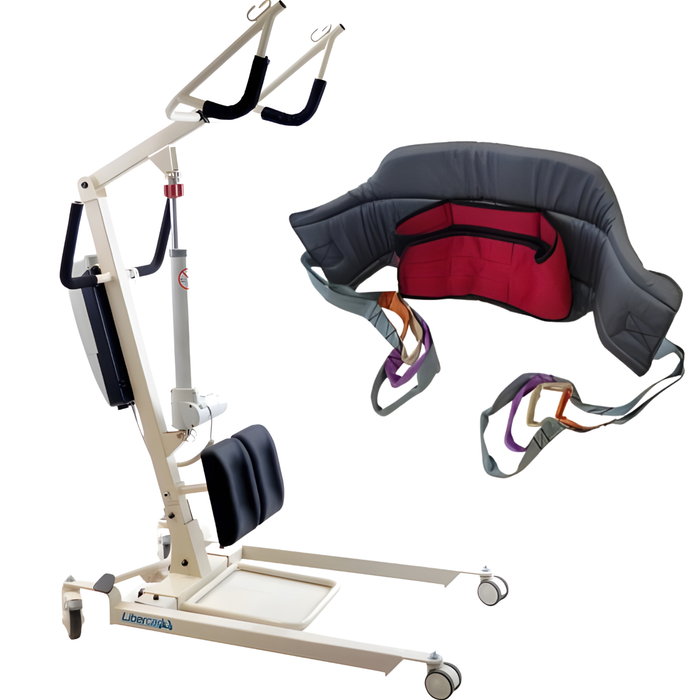 Grúa Eléctrica Bipedestación con Arnés | Movilidad Reducida