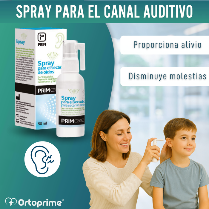 Spray para el Secado de Oídos | Solución de Triple Acción