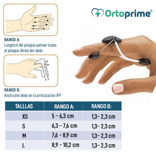 Férula Extensora de Dedo BORT | Por Tallas