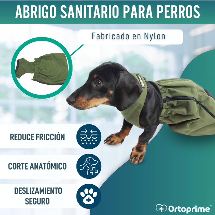Abrigo de Nylon para Perros con Movilidad Reducida | 6 Tallas