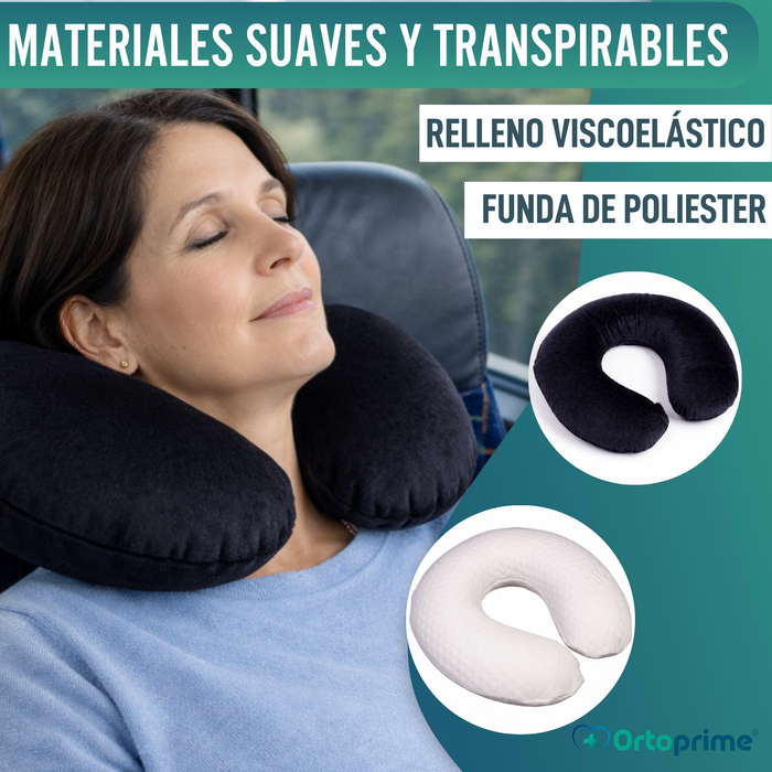 Cojín de Herradura Viscoelástica Anatómica Terciopelo