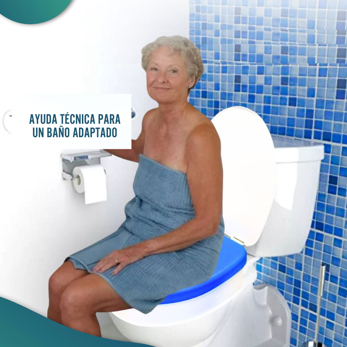 Elevador WC Adulto 10 cm Acolchado | Alzador WC Universal