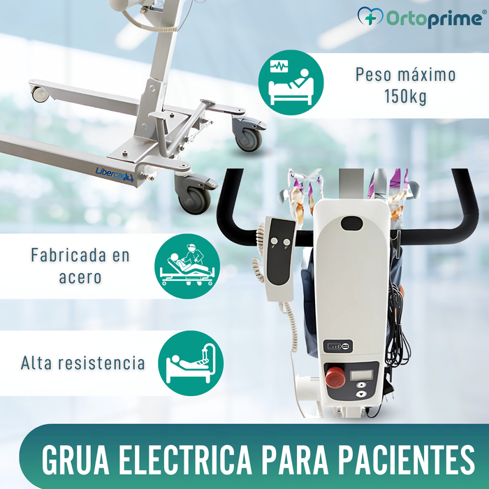 Grúa Eléctrica para el Traslado de Pacientes | Sin Arnés