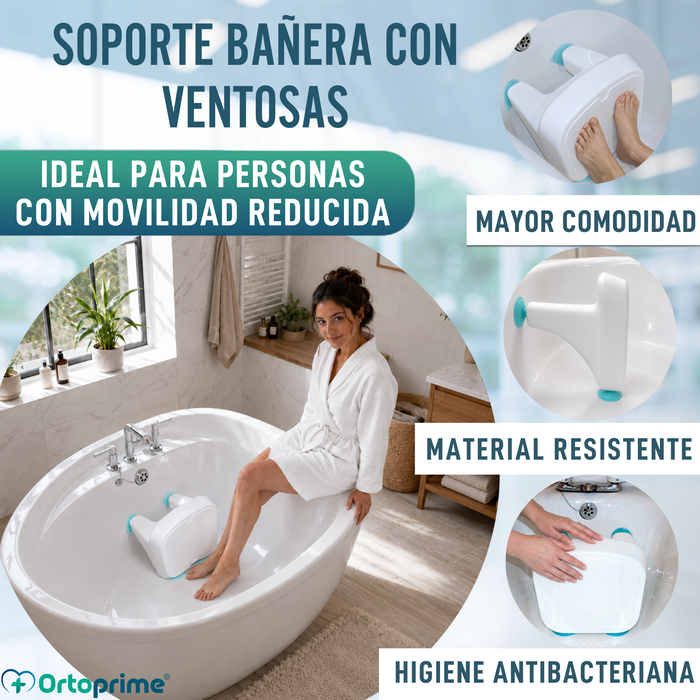 Soporte Reductor para Bañera con Ventosas | Adaptable