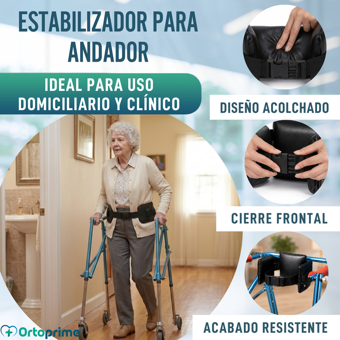 Soporte Pélvico para Andador | Estabilizador de Cadera