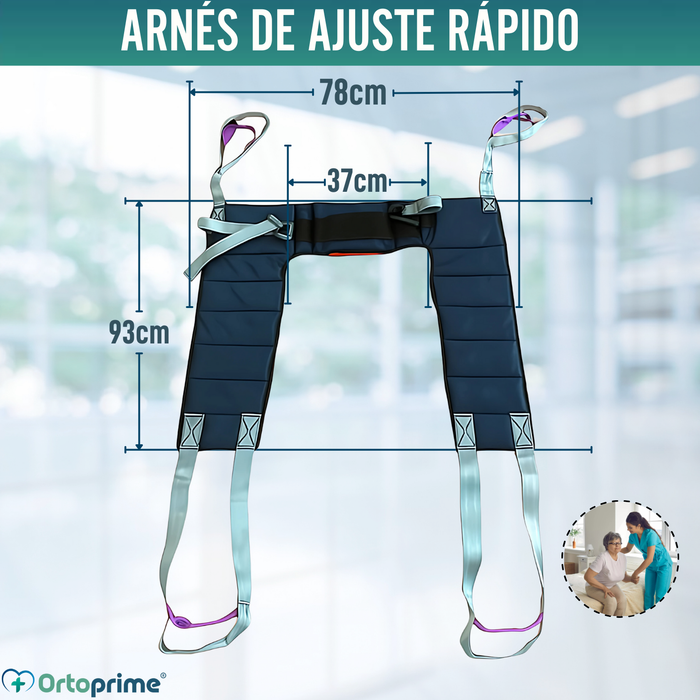 Arnés Ergonómico de Rápido Ajuste para Grúa de Transferencia
