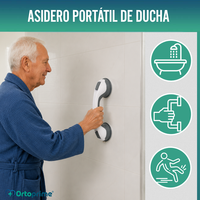 Asidero de Baño con Sujeción Instantánea