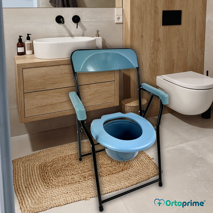 Silla WC Plegable Personas Mayores | Inodoro Portátil Adultos