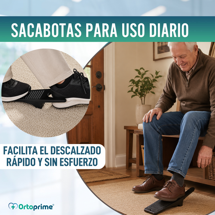 Sacabotas de Plástico Antideslizante Ortopédico | 13 cm