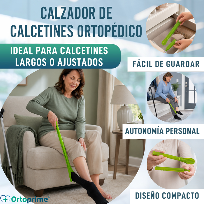 Calzador de Calcetines y Medias de Compresión
