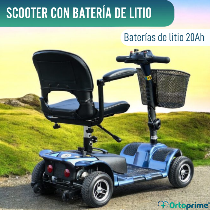Scooter para Movilidad Reducida Desmontable | 4 Ruedas