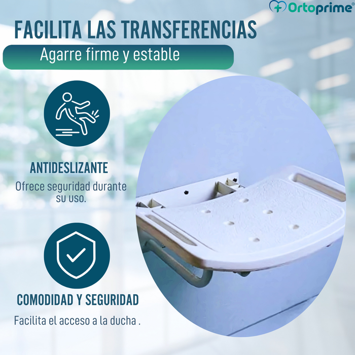 Taburete Abatible de Pared para Duchas | 2 Variantes