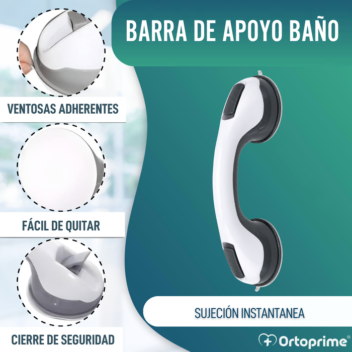 Asidero de Baño con Sujeción Instantánea