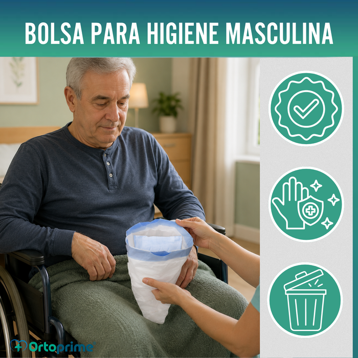 Bolsas Higiénicas Desechables para Orinales Masculinos 600ml