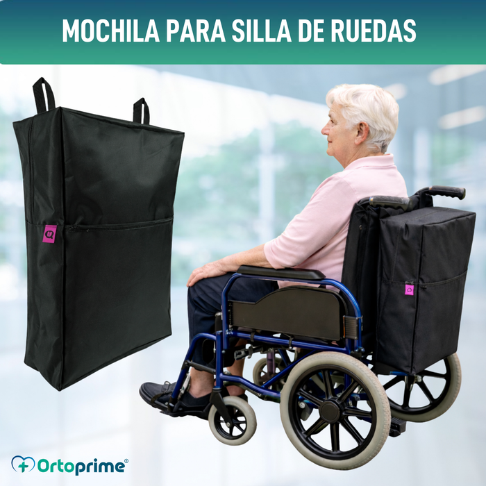 Mochila Trasera para Silla de Ruedas | 8 Compartimientos