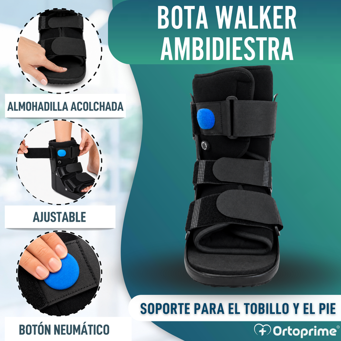 Bota Walker Corta Fija Bilateral | Bota Ortopédica Neumática