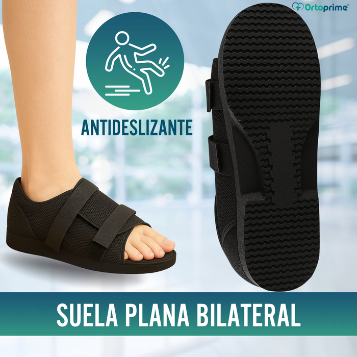 Zapato Postquirúrgico Suela Plana | Calzado Horma Bilateral