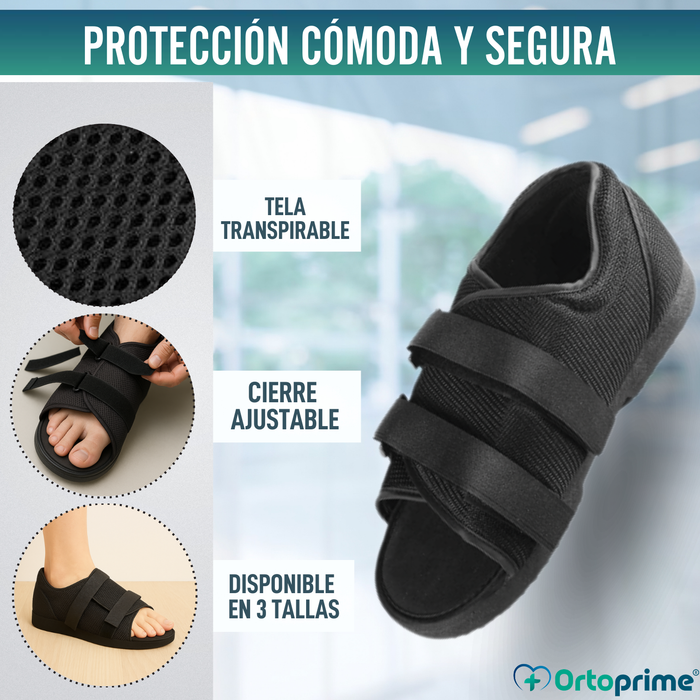 Zapato Postquirúrgico Suela Plana | Calzado Horma Bilateral