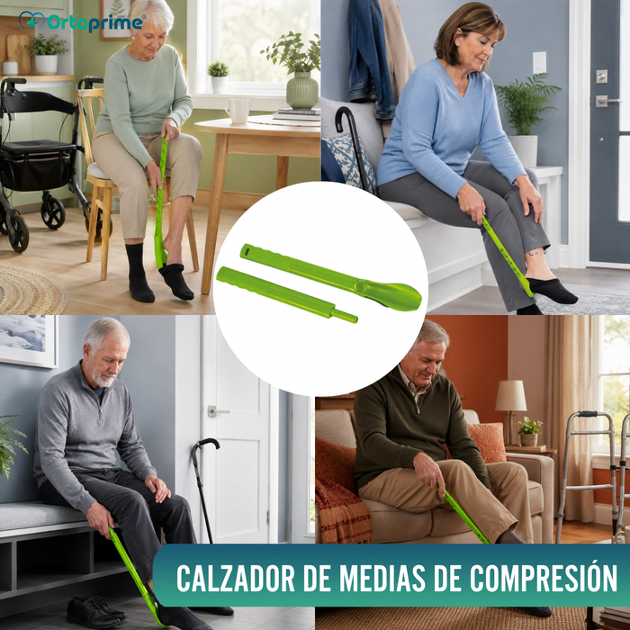 Calzador de Calcetines y Medias de Compresión
