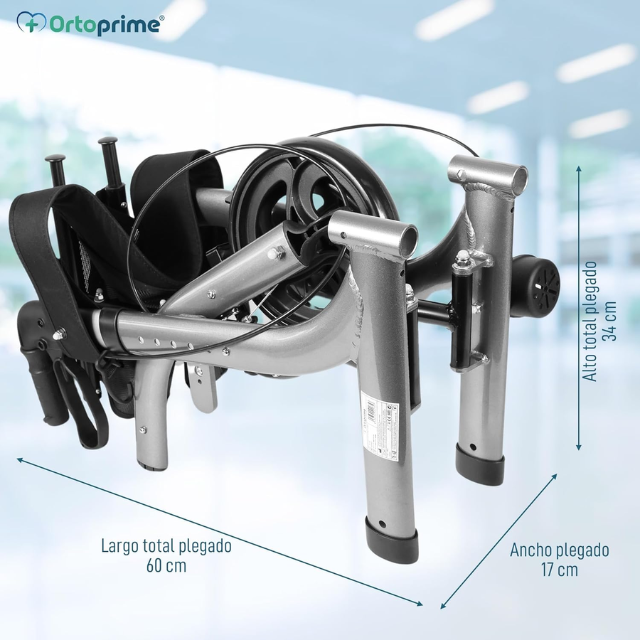 Andador Rollator con Asiento y Cesta para Exteriores