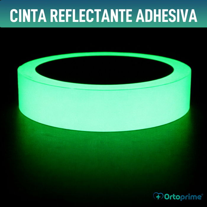 Cinta Reflectante Adhesiva Interiores Mayor Visibilidad | Rollo