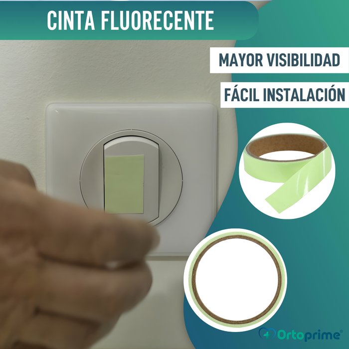 Cinta Reflectante Adhesiva Interiores Mayor Visibilidad | Rollo