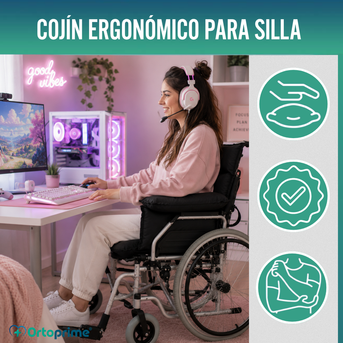 Protector Antiescaras Cojín Silla de Ruedas y Sillón Relax