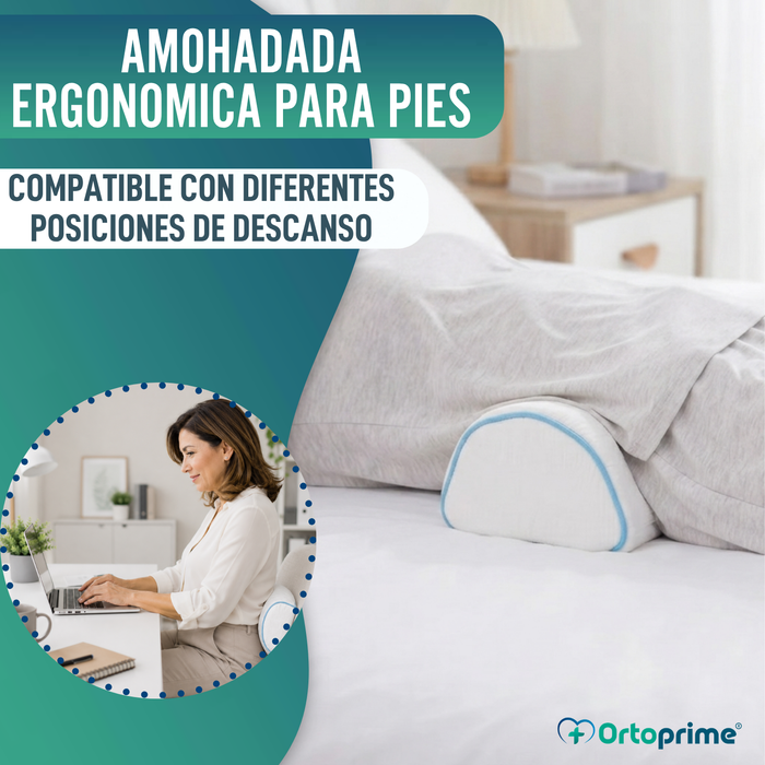 Almohada Ergonómica Versátil | Cervical, Rodillas y Pies