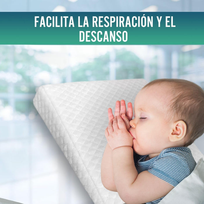 Cuña Antirreflujo Bebe Cojín Postural Funda Extraíble — OrtoPrime