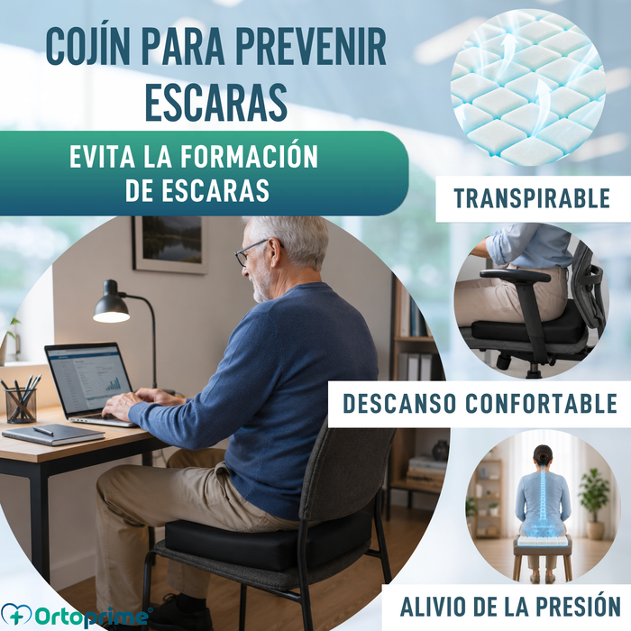 Cojín Antiescaras Ranurado Anatómico