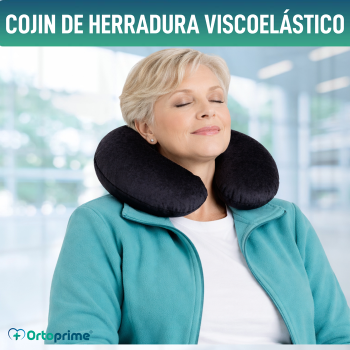 Cojín de Herradura Viscoelástica Anatómica Terciopelo