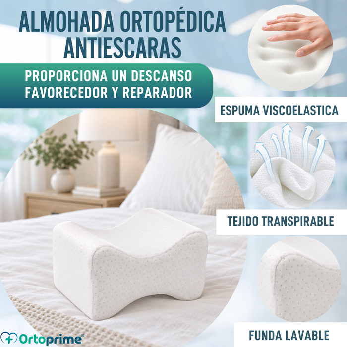 Almohada para Piernas | Cojín para Dormir de Lado Confort