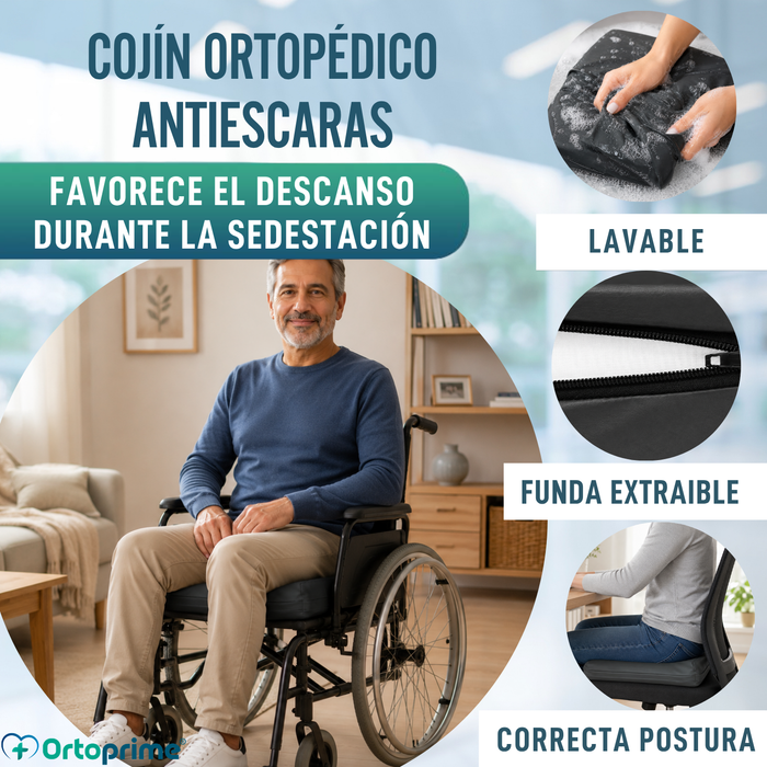 Cojín Antiescaras Viscoelástico 80kg/m3