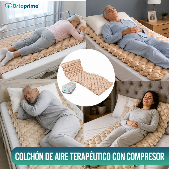 Colchón Antiescaras con Compresor y Celdas Aire Alternante
