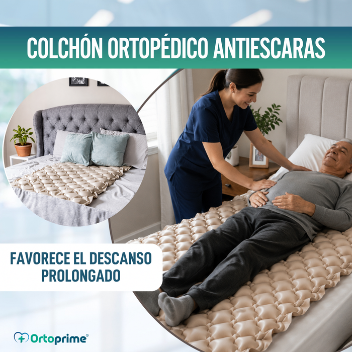 Colchón Antiescaras con Compresor y Celdas Aire Alternante