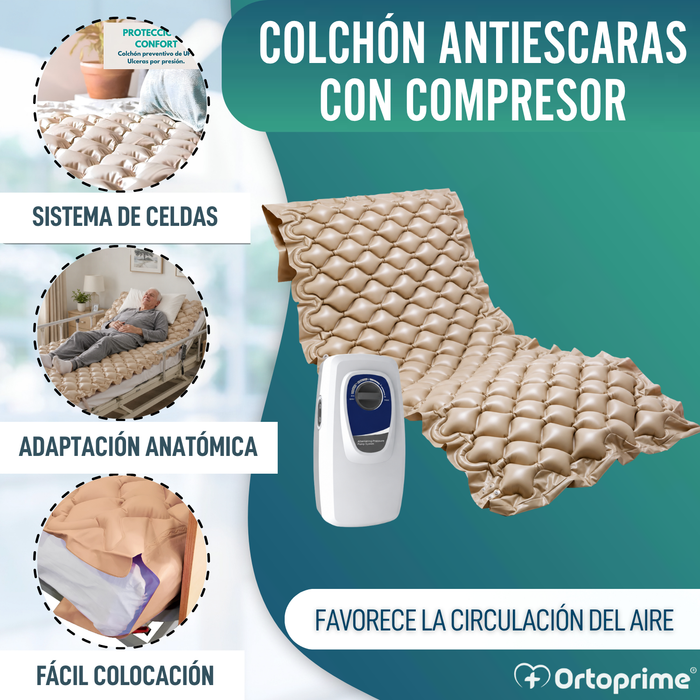 Colchón Antiescaras con Compresor ECO PLUS