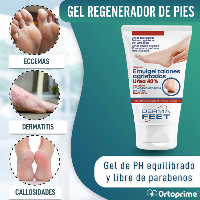 Gel para Talones Agrietados | Concentración de Urea 40%