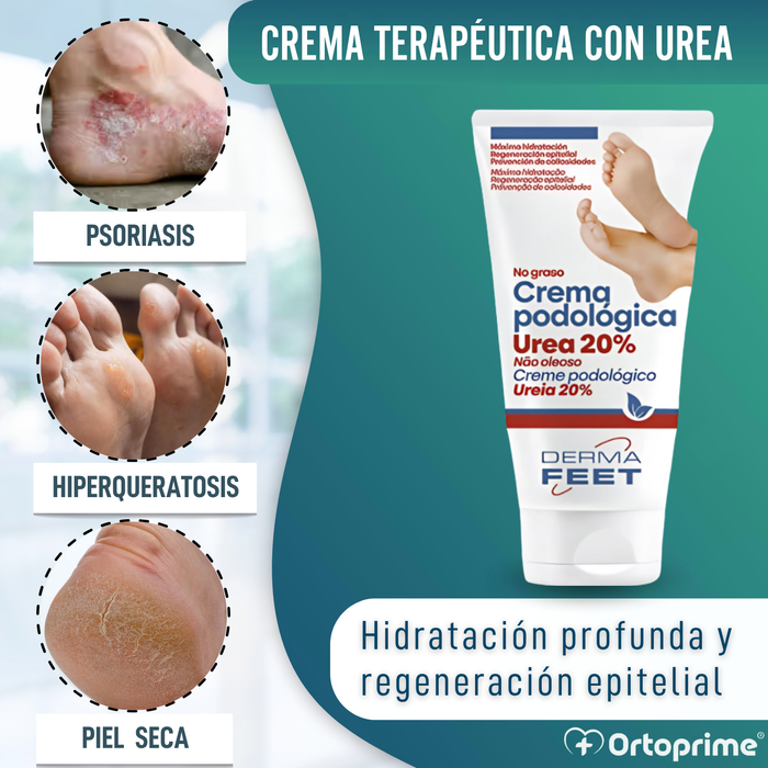 Crema Reparadora para Pies Secos | Concentración Urea 20%