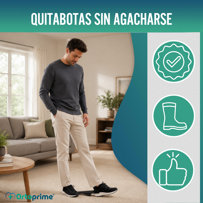 Sacabotas de Plástico Antideslizante Ortopédico | 13 cm