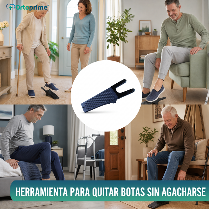 Sacabotas de Plástico Antideslizante Ortopédico | 13 cm