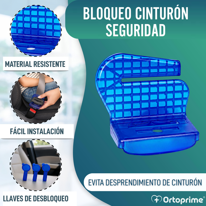 Bloqueo para Cinturón de Seguridad con Llaves de Desbloqueo