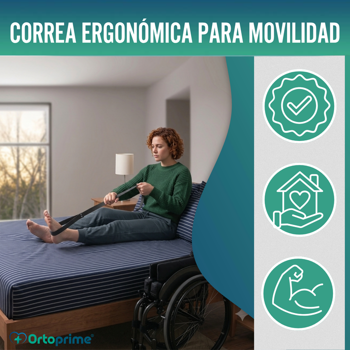 Correa Levantadora de Piernas con Lazo Rígido para Movilidad