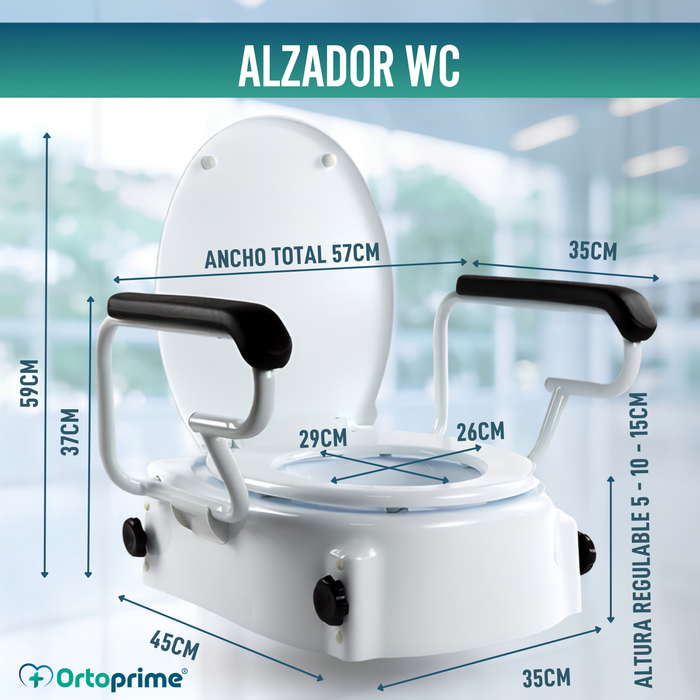 Elevador WC Inclinable OrtoPrime Confort