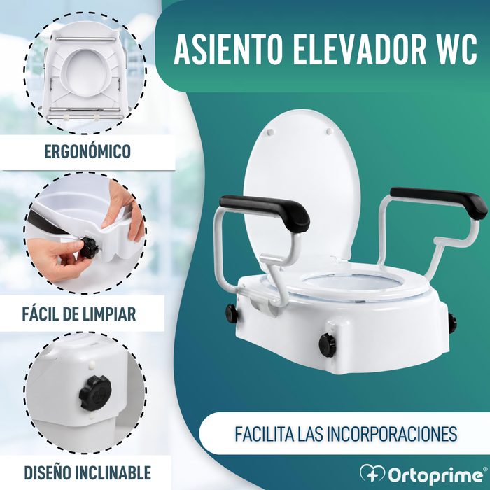 Elevador WC Inclinable OrtoPrime Confort