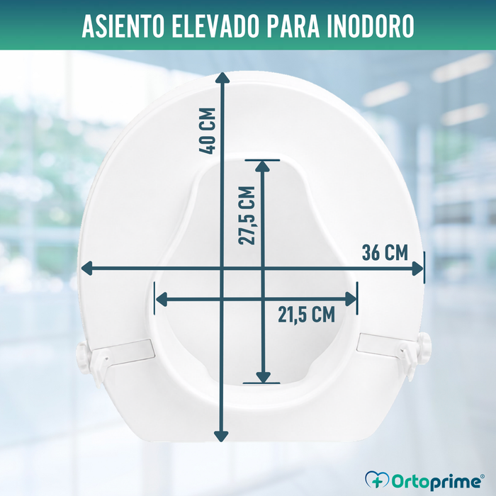 Elevador WC Con Tapa 10 cm | Universal