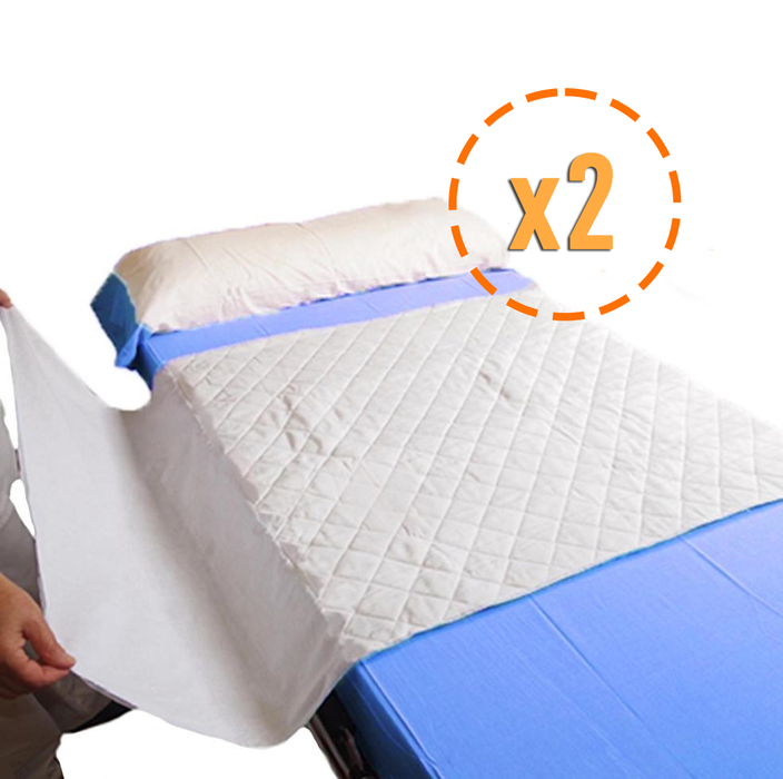 PACK 2 Empapadores Absorbentes Lavables Cama 90cm Plus 4,65 Litros/m2