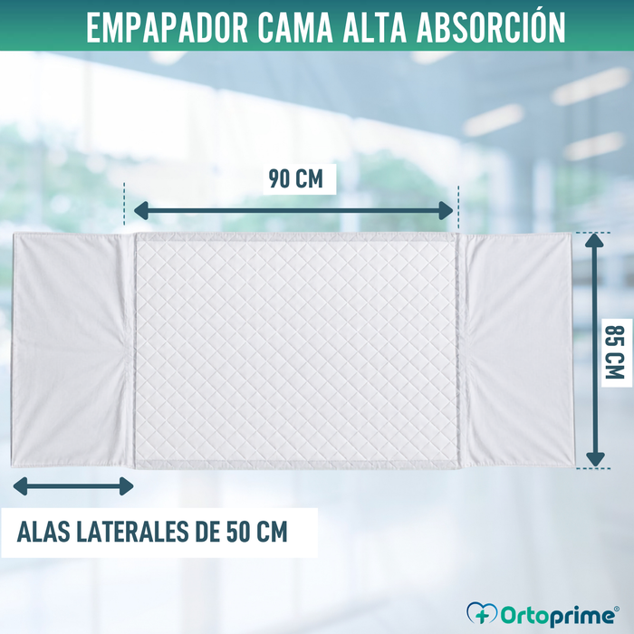 Empapador Absorbente Eco Lavable Cama 90cm 3,15 Litros/m2
