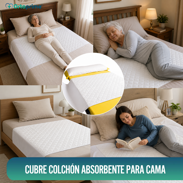 Empapador Absorbente Eco Lavable Cama 90cm 3,15 Litros/m2