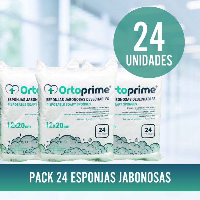 Esponjas Jabonosas Desechables 24 Unidades