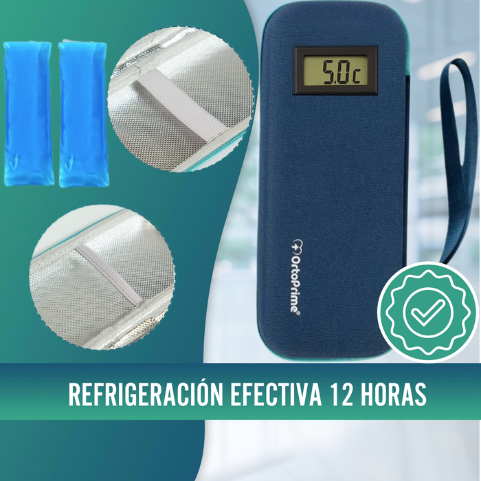 Estuche para Insulina con Termómetro| Nevera para Diabéticos